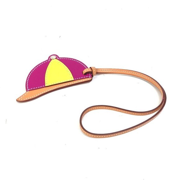 Auth HERMES paddock bombay charm charm Bag Charm Leather purple - Picture 6 of 7